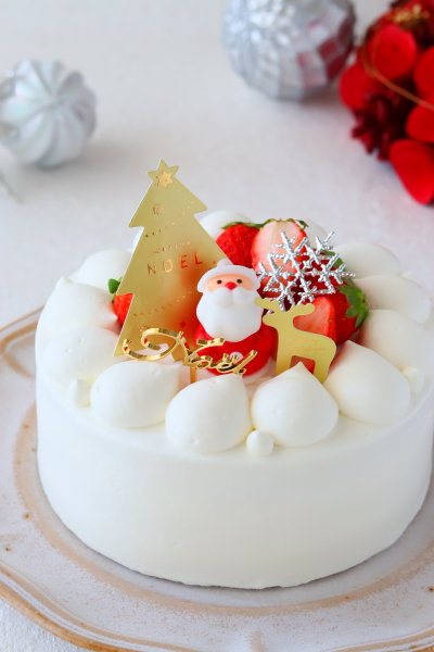 10分でできる！バームクーヘンで簡単クリスマスケーキ