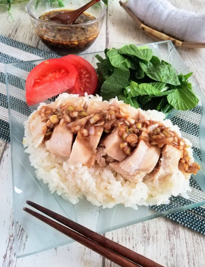 炊飯器で簡単！鶏むねのカオマンガイ