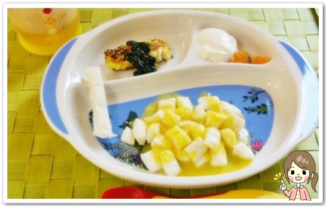 離乳食完了期クリームコーンのポテトサラダ