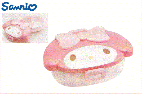 マイメロディ-クロミ-My-Melody-ふわっとフタタイトランチボックス-角型-ランチ-キッチン-お弁当-弁当箱-ピンク-グッズの通販なら:キャラグッズPERFECT WORLD TOKYOKaago カーゴ