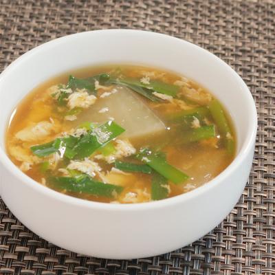 大根と卵のとろとろスープ♪