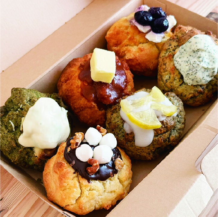 サクふわ食感のかわいいスコーン スコーンSHOPシカク 富山市の小さなスコーン専門店グルメnan-nan富山を楽しむオススメ情報