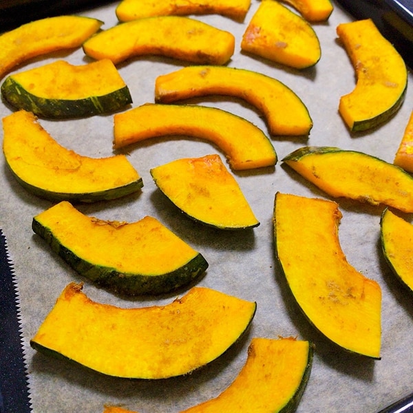 照り焼きカボチャチキン