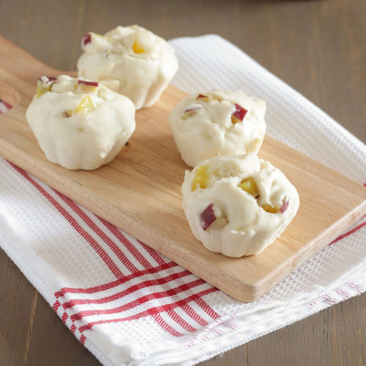 簡単♪秋のさつまいも米粉蒸しパンレシピ