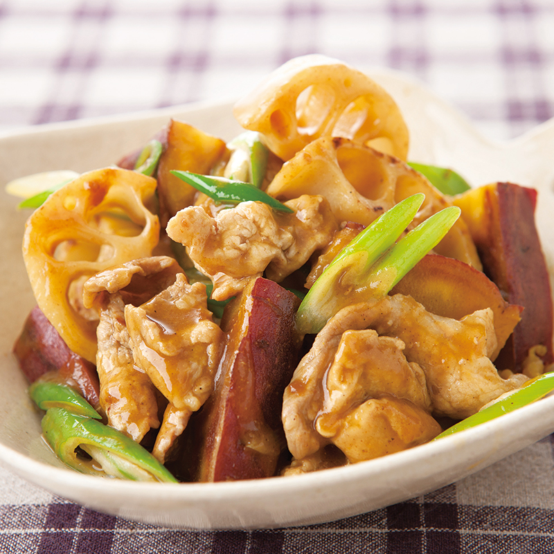 豚小間とさつまいものカレー煮