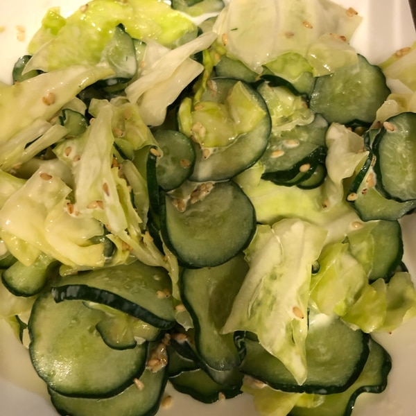 きゅうりのポン酢サラダ