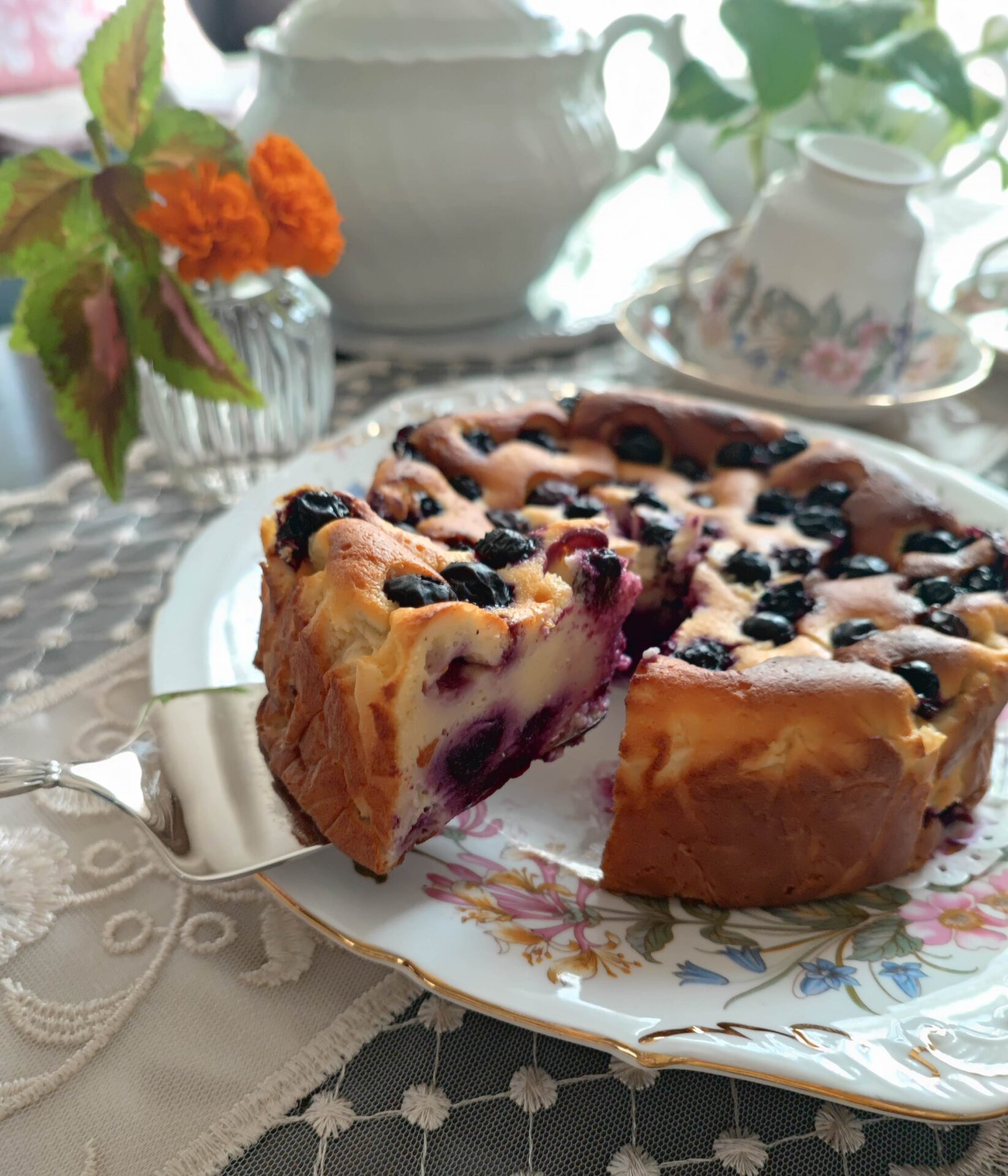 ブルーベリーヨーグルトケーキ♪ How to make blueberry yogurt cake- YouTube