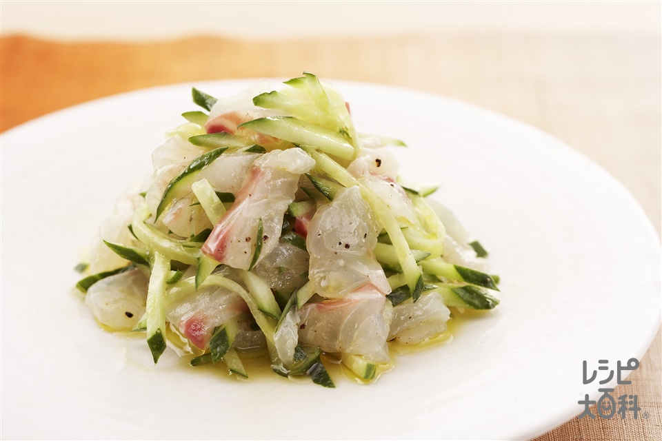 簡単！新玉ねぎと鯛のカルパッチョ