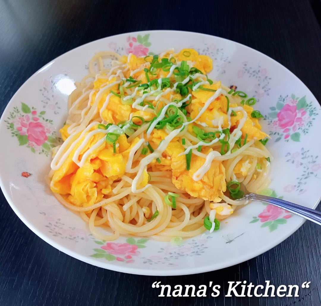 卵かけごはん好き必見☆簡単卵マヨパスタ