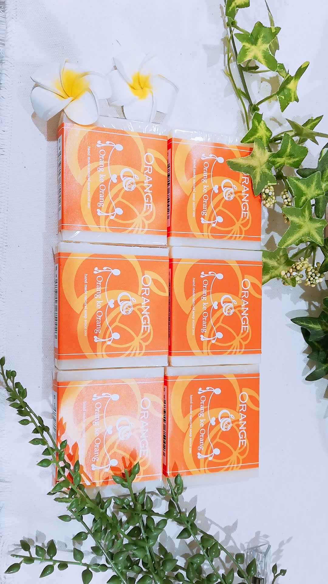 オレンジ＆ライスブラン石鹸 マサコ石鹸 ブラットワンギ 手作り石けん バリ石けん88ｇ – 自然派ストアSakura本店