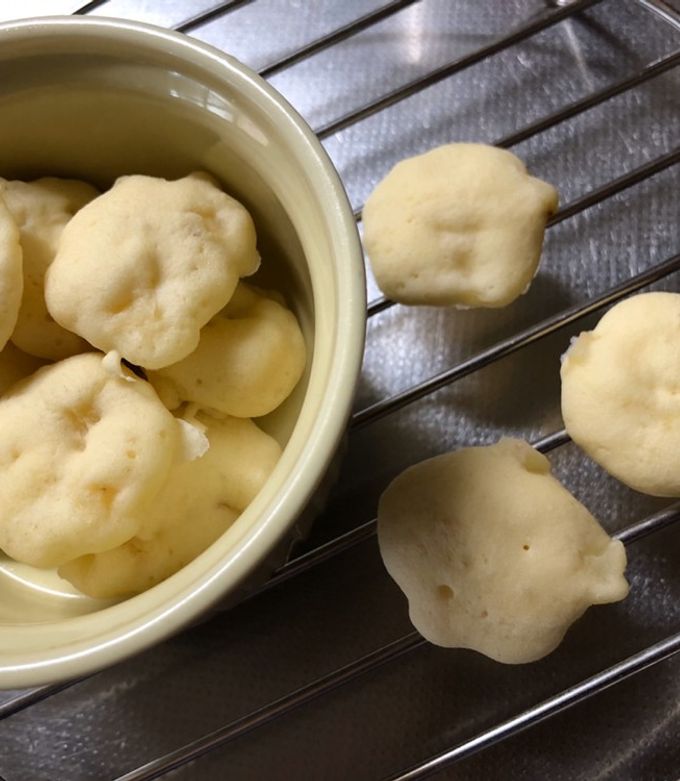 離乳食後期～食べられるりんごの蒸しパン by ☆そらりん☆クックパッド簡単おいしいみんなのレシピが392万品