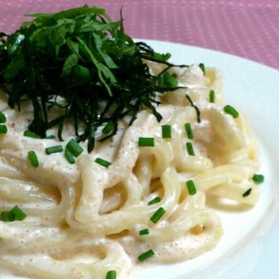 簡単ナポリタンうどんレシピ