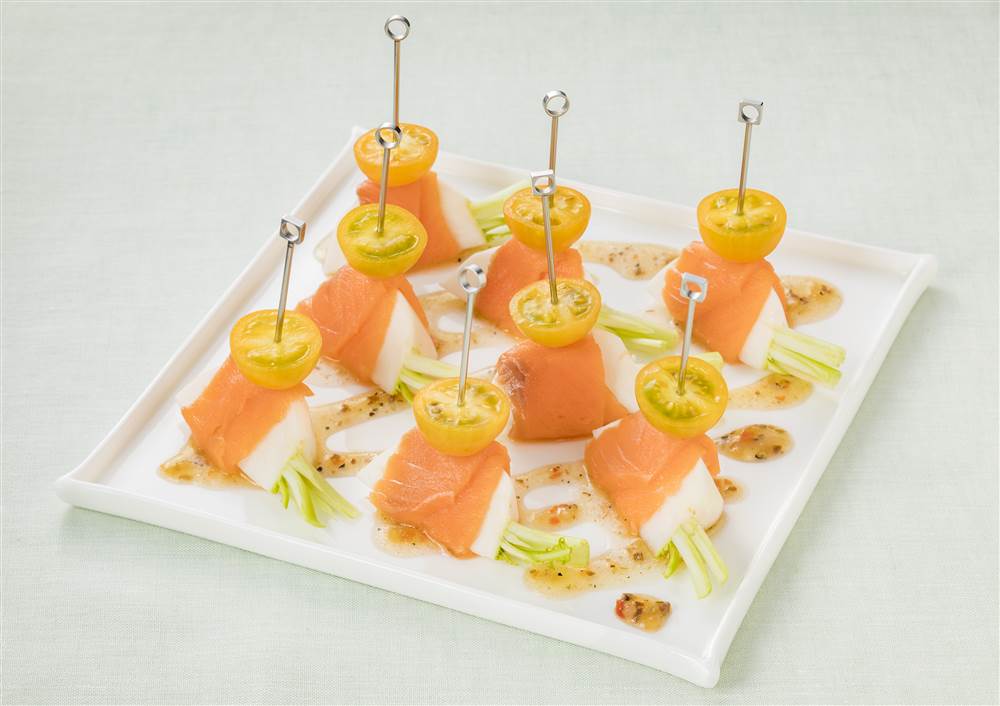 スモークサーモンのマリネ