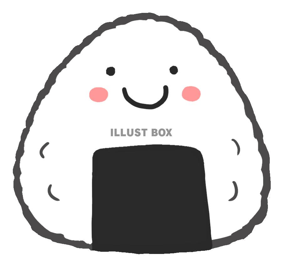 栄養・食べ物・ごはん いろいろおにぎり・おむすび 赤飯・塩昆布・枝豆・炊き込みご飯 のかわいいフリーイラストフタバのフリーイラスト