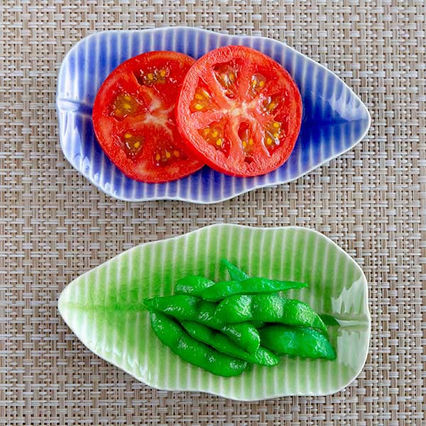 Mozu バナナリーフ皿10枚 楽天市場 バナナリーフ柄 スクエアトレー M 陶器 皿