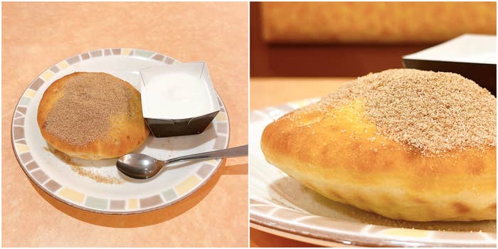 高評価 サイゼリヤ ミルクアイスのせシナモンフォッカチオの感想・クチコミ・商品情報 もぐナビ