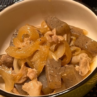 豚肉と糸こんにゃくの炒め煮