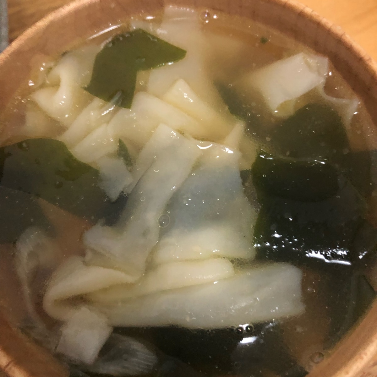 餃子の皮ワンタンとわかめのみそ汁レシピマルコメ
