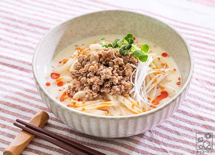 夏にピッタリ！冷やしてピリ辛！汁無し豆乳坦々麺