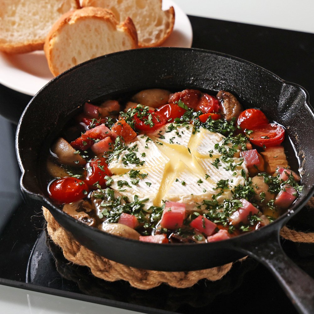 カマンベールのアヒージョ