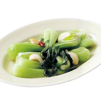 えびとチンゲン菜の中華あんかけ炒め