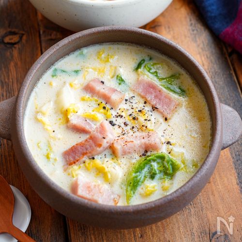 海鮮豆乳クリームスープ