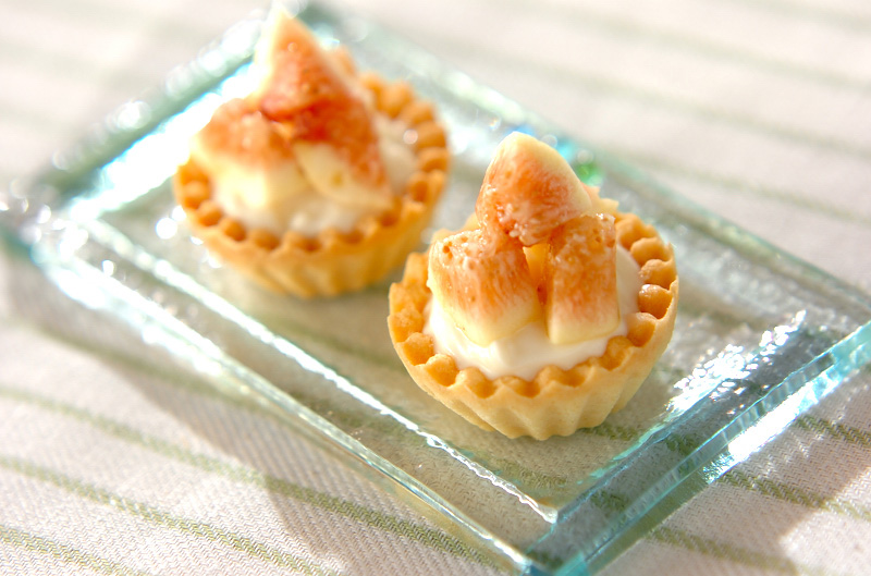 カフェ風デザート♪ いちじくのトライフル