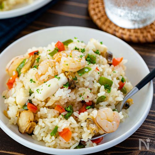 お家で作れる 「シーフードピラフ」の作り方 平野 久美子- クスパ