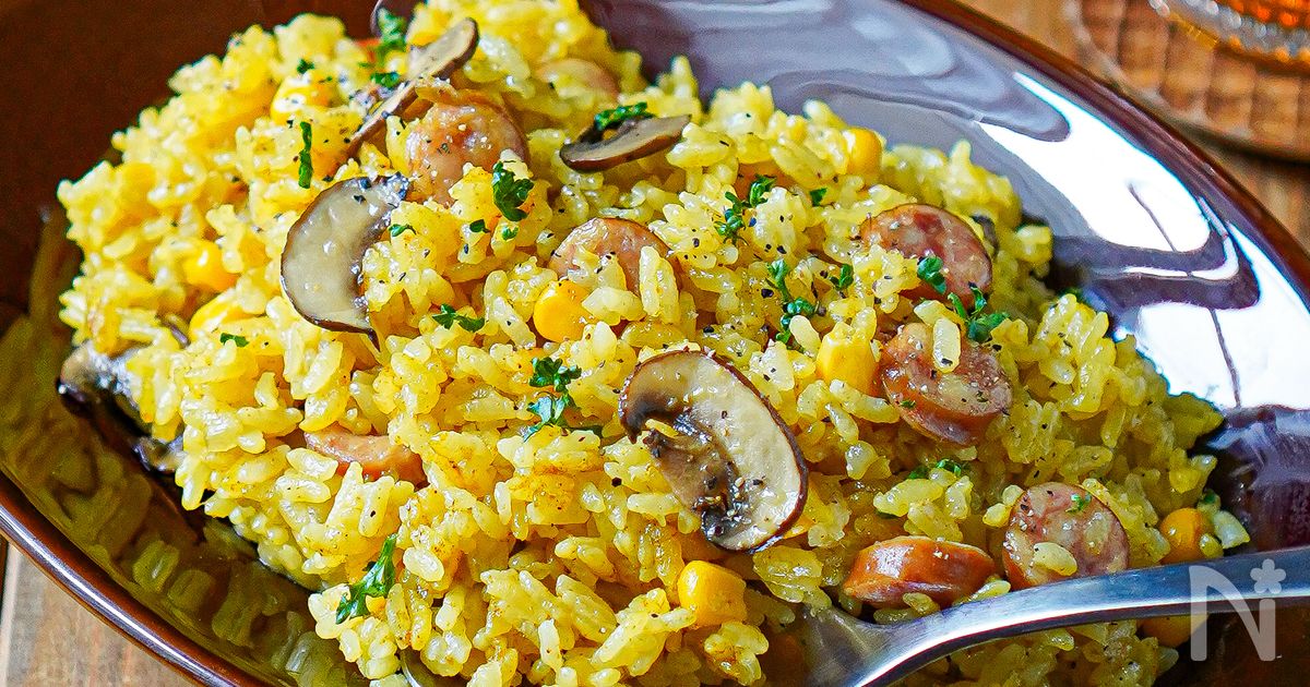 炊飯器おまかせピラフでワンプレート◎ランチにピッタリなレシピを公開ママリ