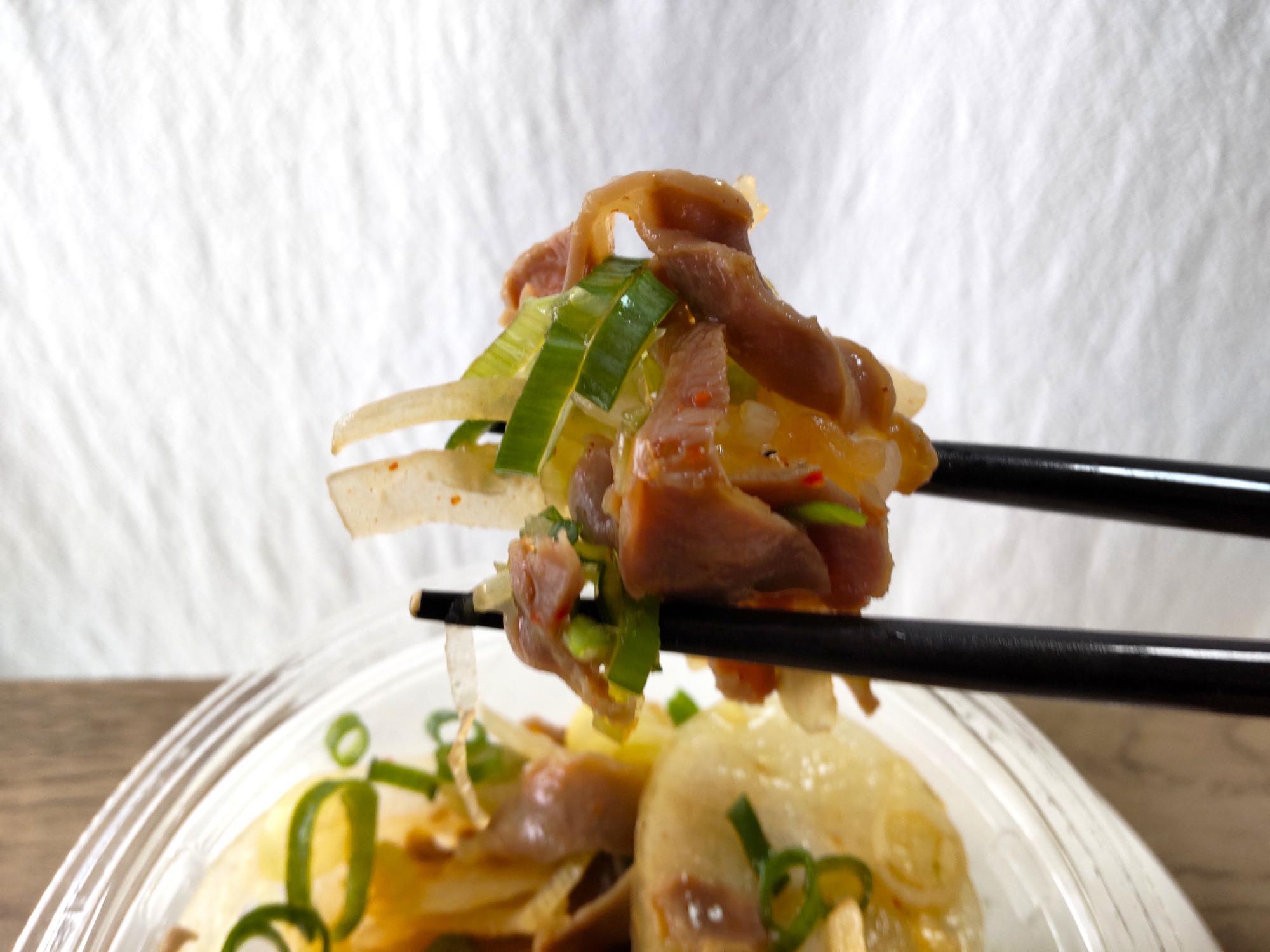 セブンイレブン 砂ずりポン酢 ¥230 税別 +野菜と食べる砂ずりポン酢 ¥228 税別- 楽しくなければごはんじゃない