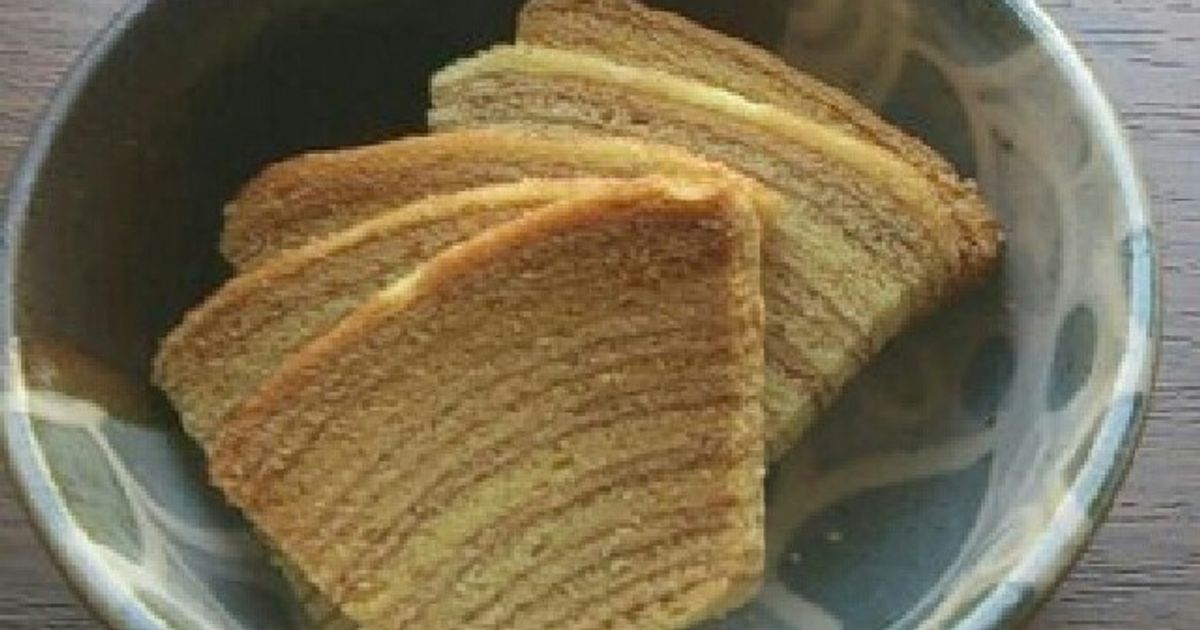 無印バウムでかんたんラスクのレシピ👩🏻‍🍳💘 リールを見るとわかりやすいよ🫶 ラスクラスク作り無印バウムバウムバウムクーヘンバウムラスククッキー手作りクッキーバレンタインバレンタイン手作りバレンタインレシピ