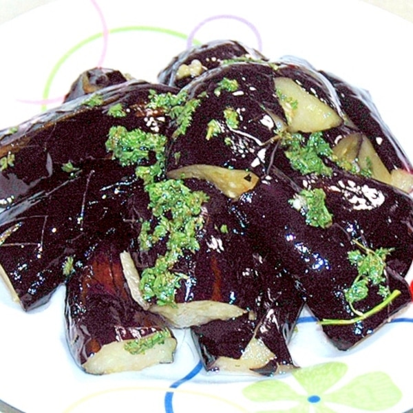 なすのマリネ・なす皮きんぴら