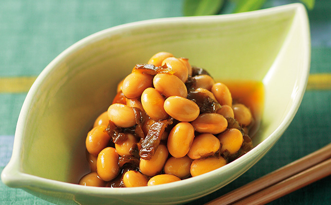 大豆とひじきの煮物