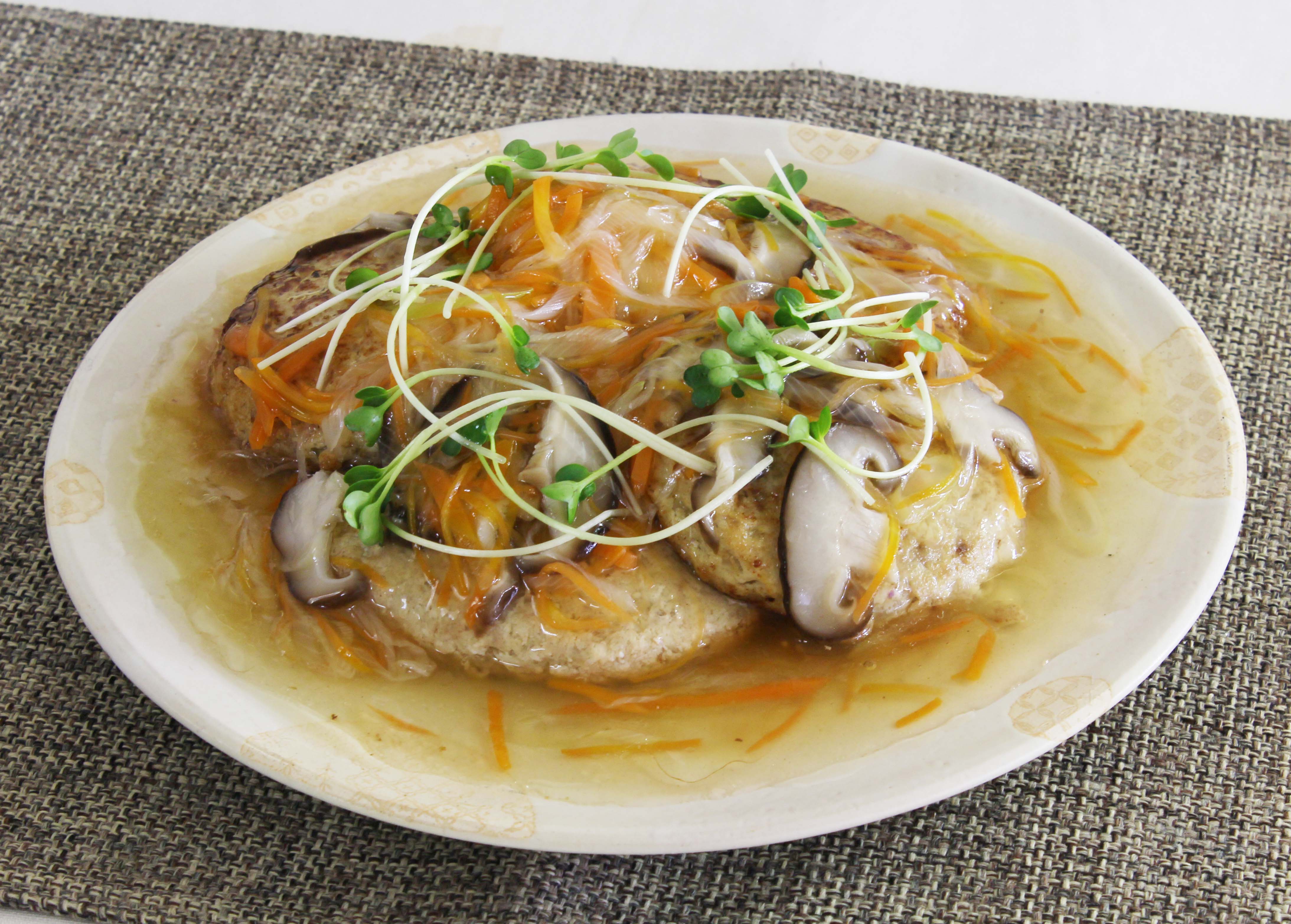 たらの和風野菜あんかけ揚げない 水溶き片栗粉不要