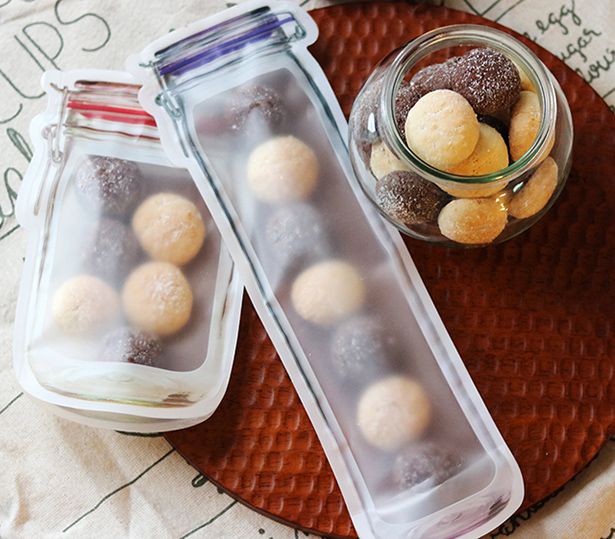 スノーボールクッキー ラッピング 100均TikTok