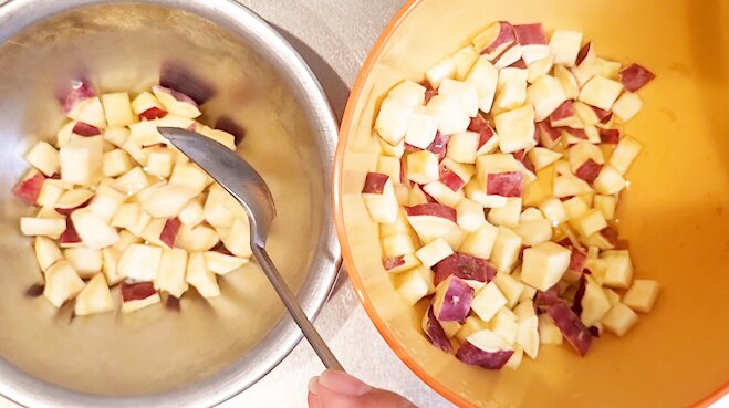 炊飯器で蒸しパン ブルーベリー料理メモ頑張らない離乳食作り