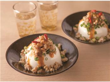 高野豆腐と鶏ひき肉の合わせそぼろ丼