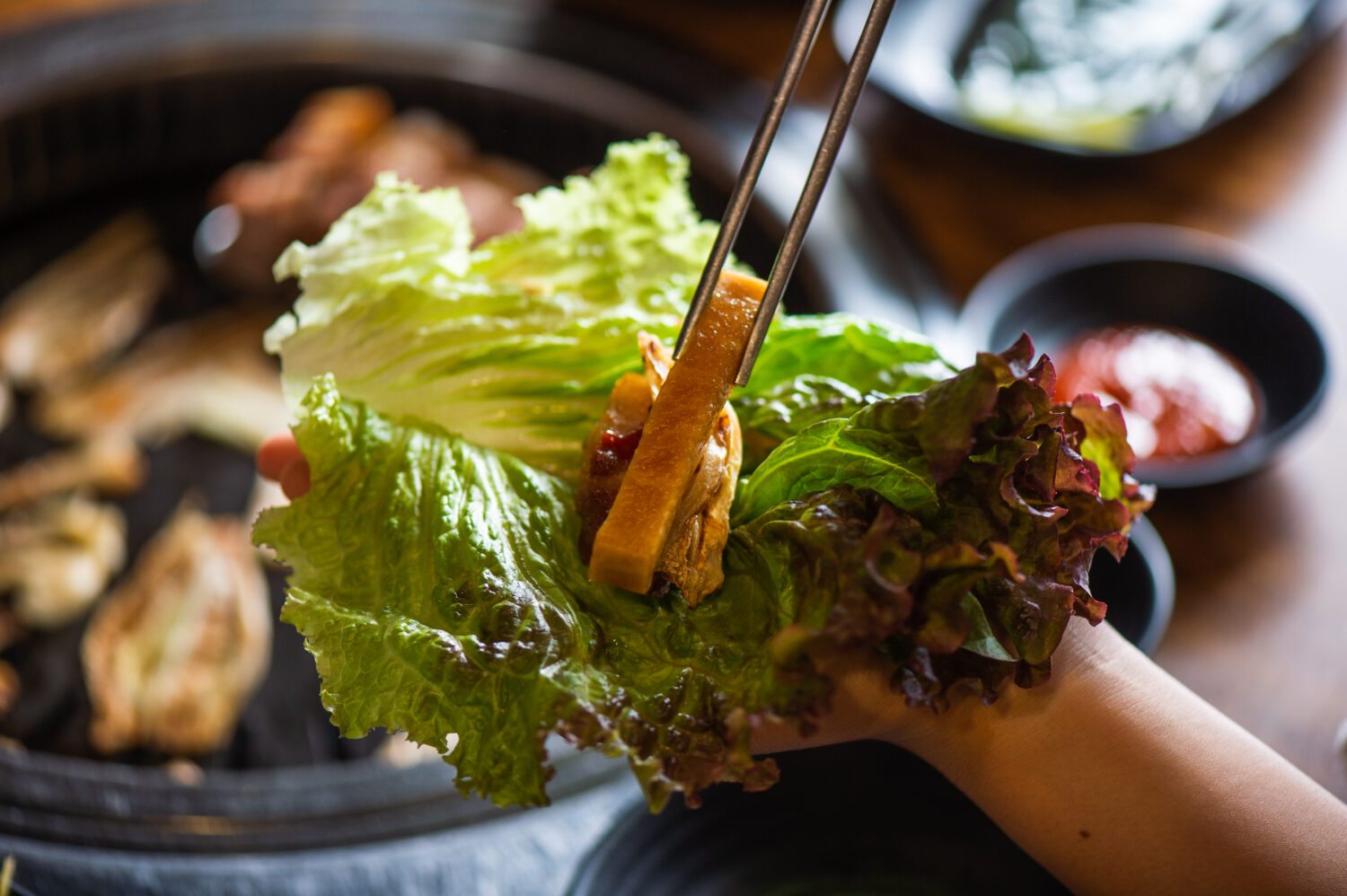 サムギョプサルの食べ方本場韓国ではサンチュで何を包む？goodie foodie