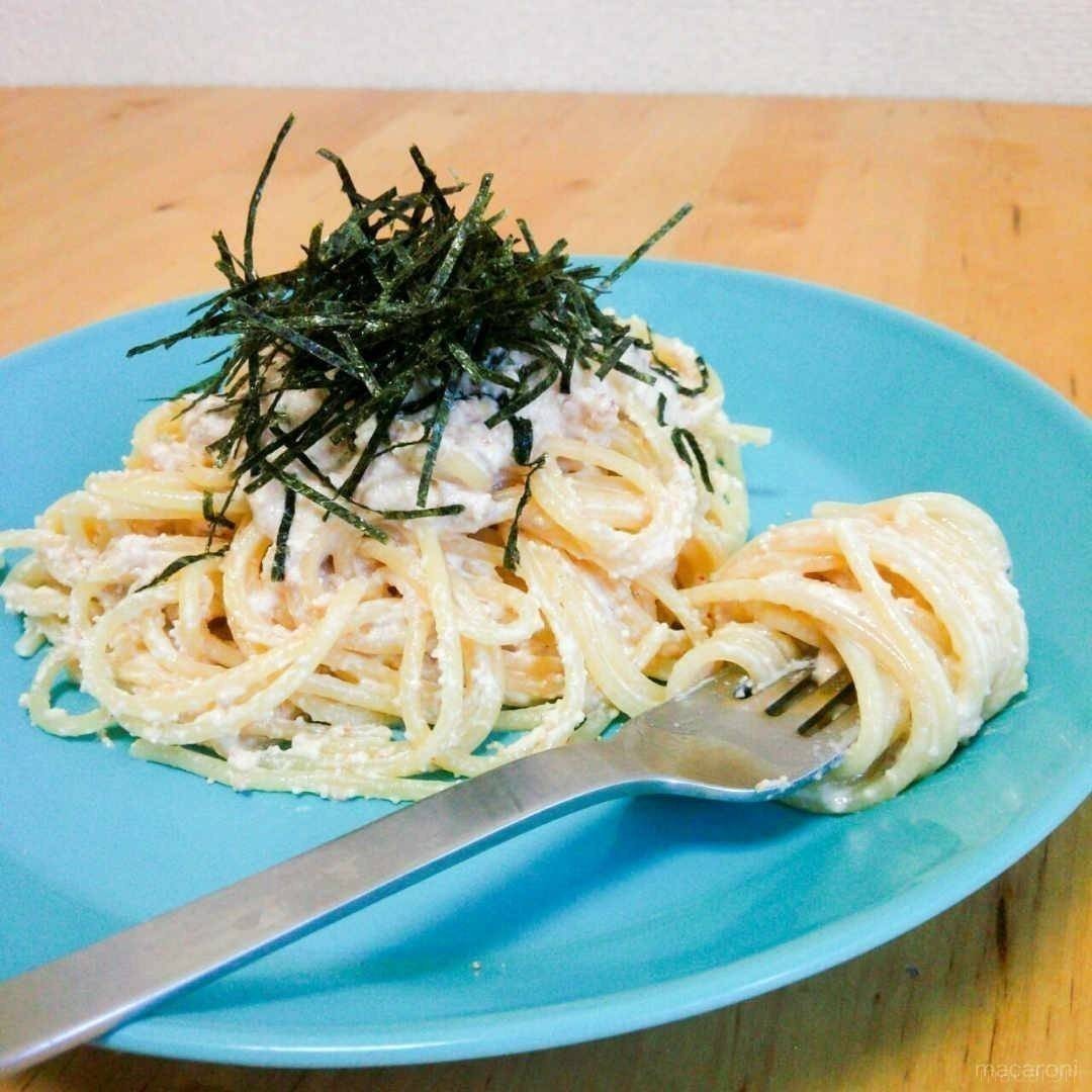 牛乳で簡単♪明太子クリームパスタ
