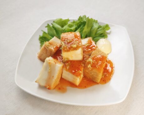 レシピ 鶏むね肉と厚揚げで！ピリ辛鶏チリ！ - しにゃごはん blog