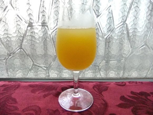 中からジュースが出て来る 果汁入りオレンジパンナコッタ NoisySnapdish スナップディッシュID:iKXqSa