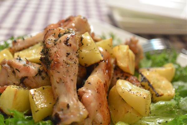 手羽元のレモングリル