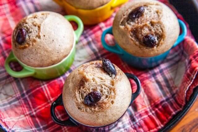 レンジで卵なし、プロテイン蒸しパン