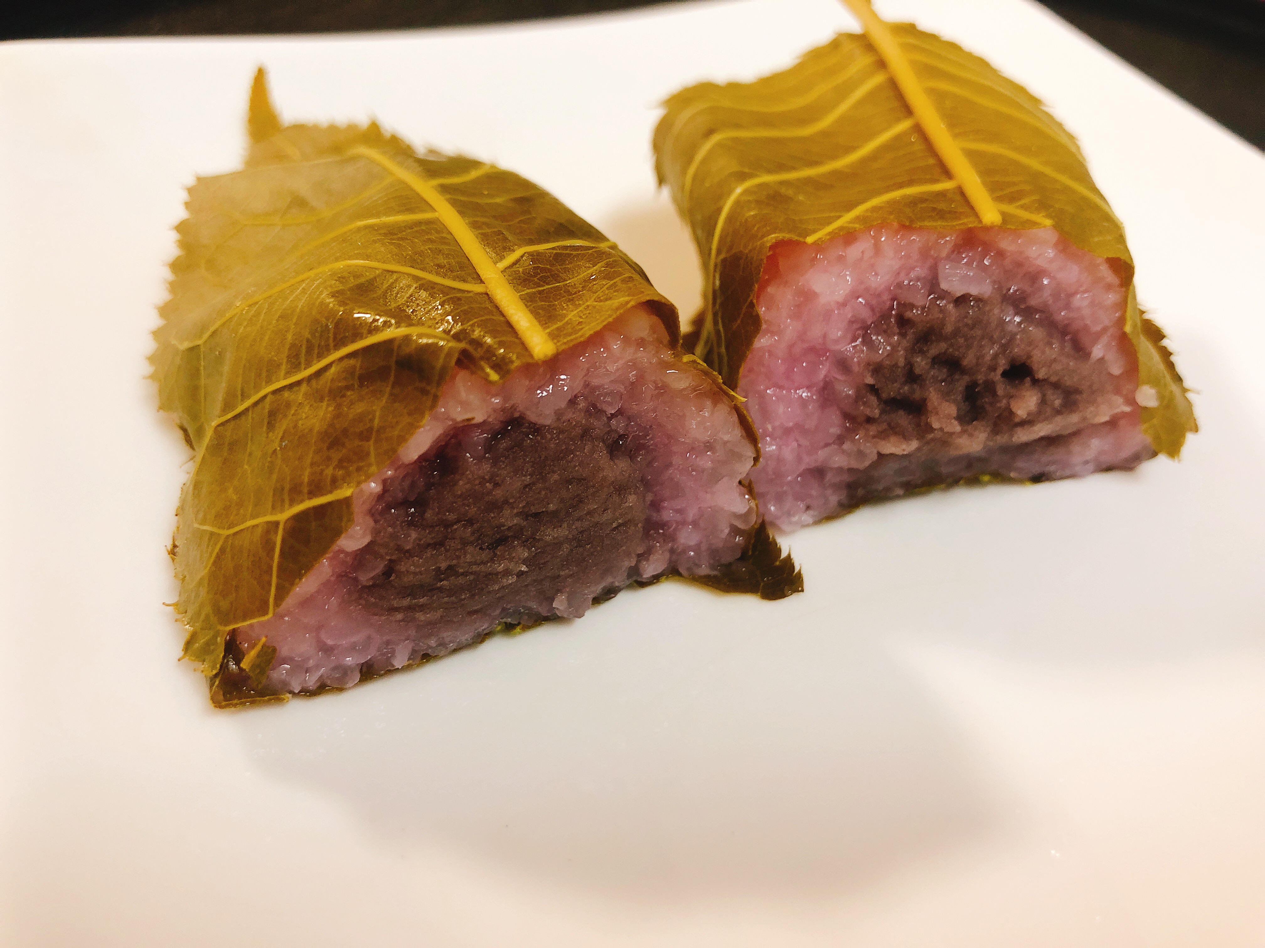 桜もち」 名古屋・川口屋簡潔 和菓子アルバム