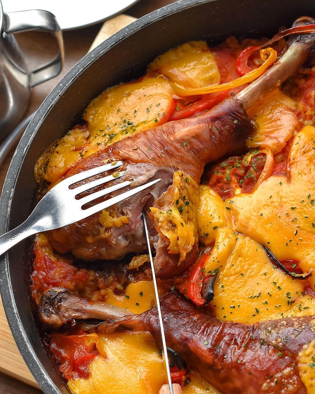 ホットプレートで作るパエリア