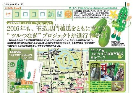 7月24日栽培中の玉造黒門越瓜 しろうり にやっと会えました by 丸黄うりほ花形文化通信