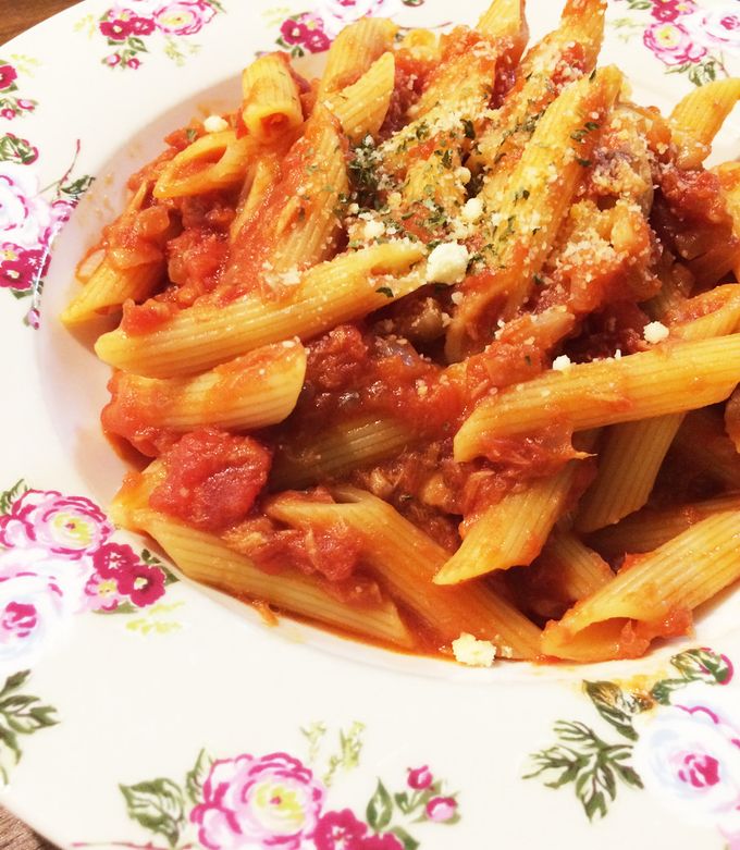 スパゲッティアラビアータ 簡単なのに本格派