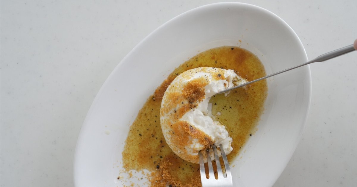 キャベツとからすみのパスタ