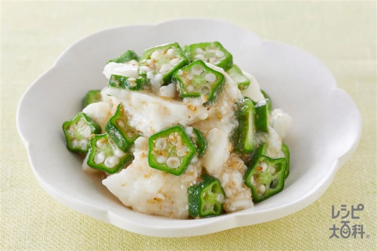 たたき山芋の落とし焼き