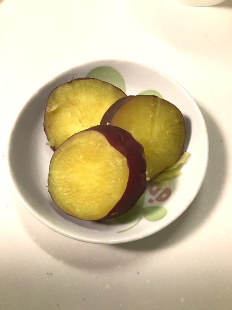 ちょっと変ったふかし芋の天ぷらと冷凍保存方法